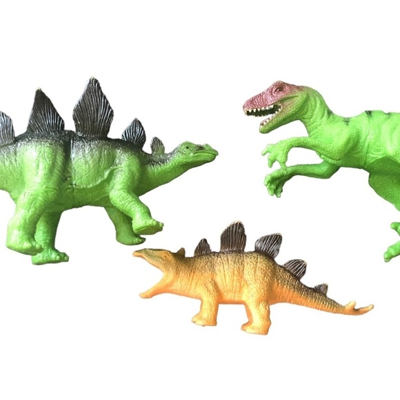 Lot 9 Dinosaur Collector Figurines Heavy Plastic Moveable Limbs Head Variety - Picture 4 of 6